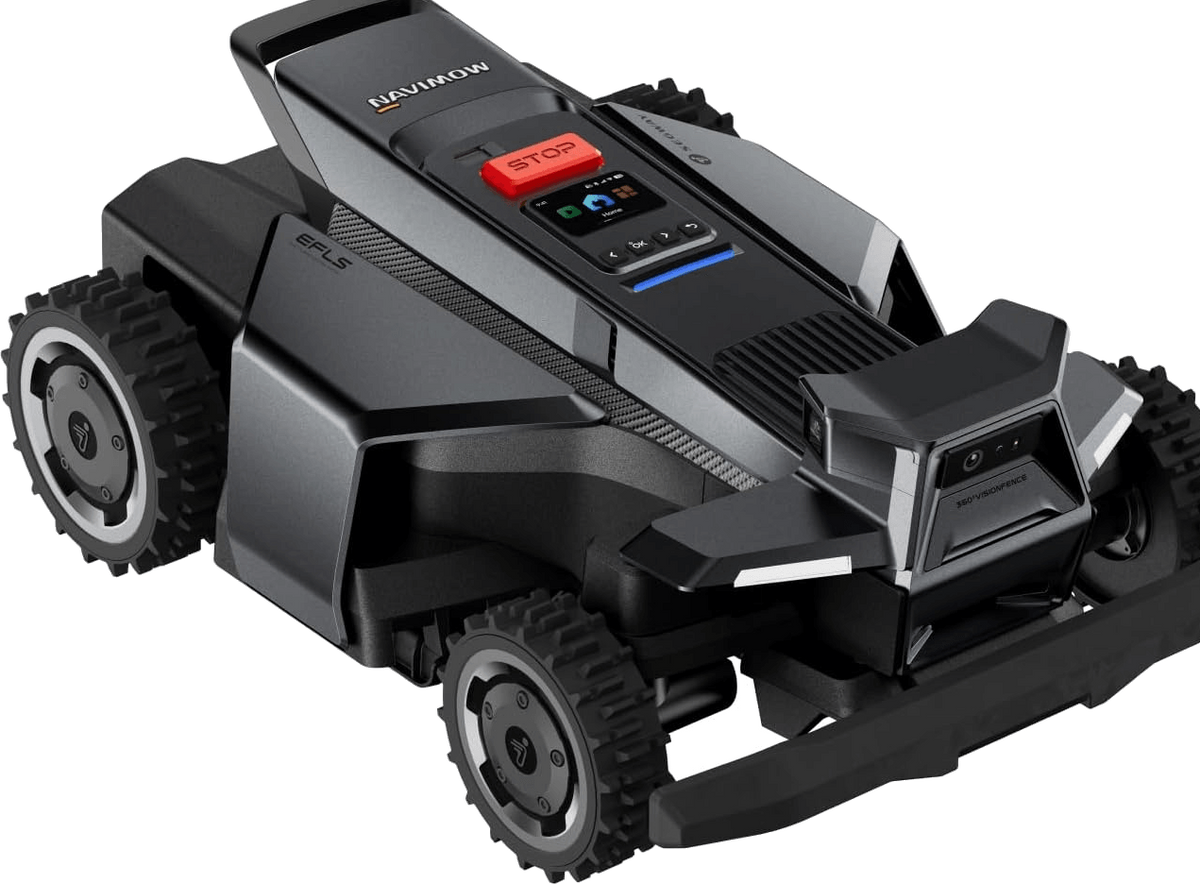 Vytality V3 Pro robot lawn mower, built on the Segway Navimow X-series platform, studio view